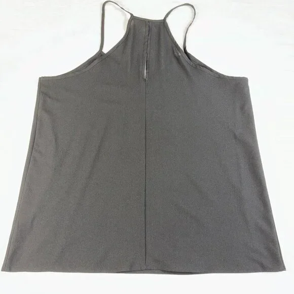 Paper Crane Black Sleeveless Halter Top - Size L - Picture 3 of 5